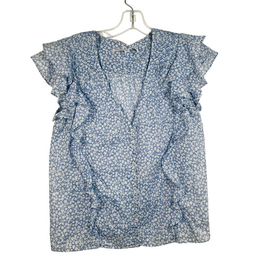 Floral Vnk W/Ruffles
