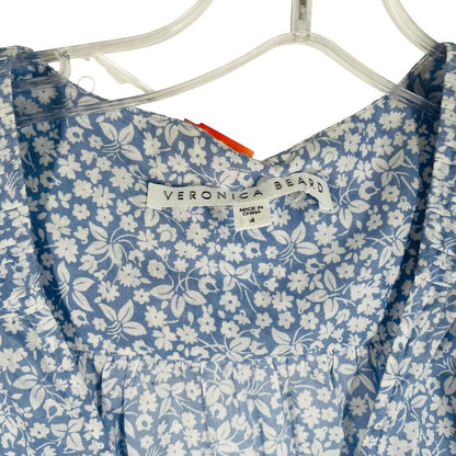 Floral Vnk W/Ruffles