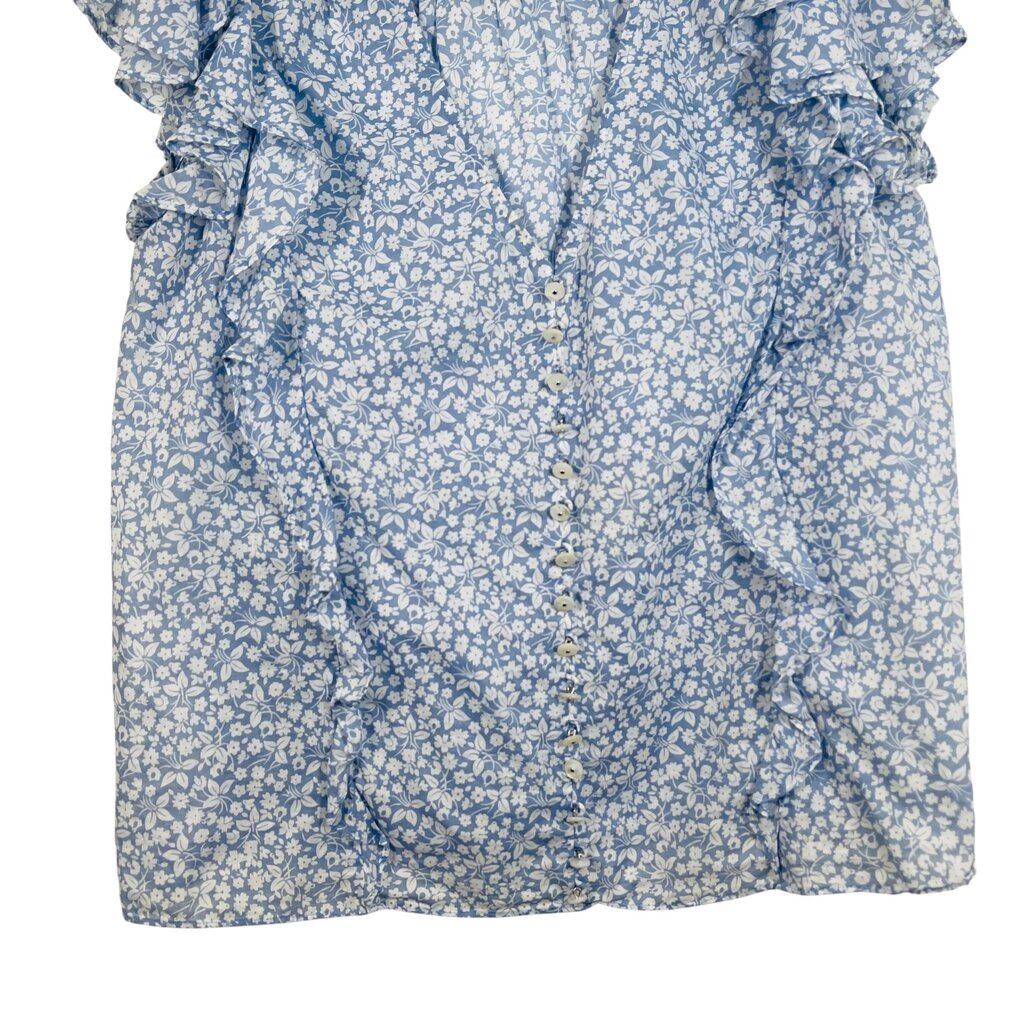 Floral Vnk W/Ruffles