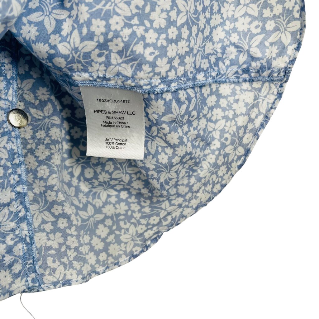 Floral Vnk W/Ruffles