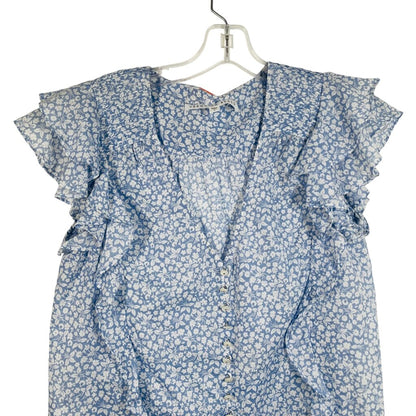 Floral Vnk W/Ruffles