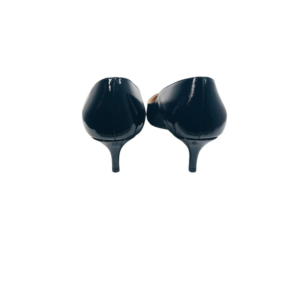Patent Pointed Toe Kitten Heel