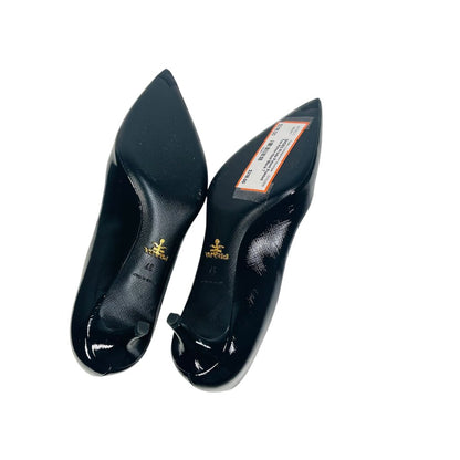Patent Pointed Toe Kitten Heel