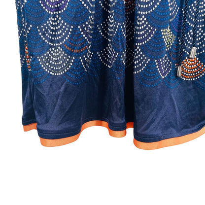 Print Drawstring Waist
