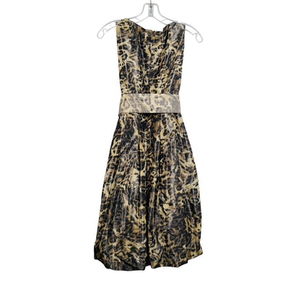 Animal Prt Vnk Slvs W/Belt