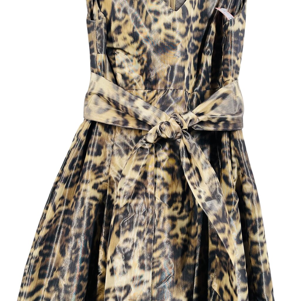 Animal Prt Vnk Slvs W/Belt