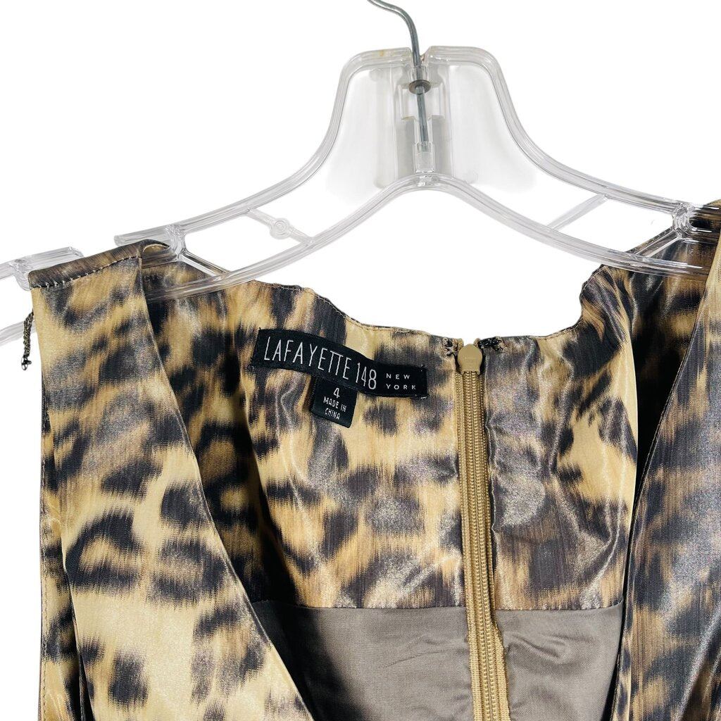 Animal Prt Vnk Slvs W/Belt
