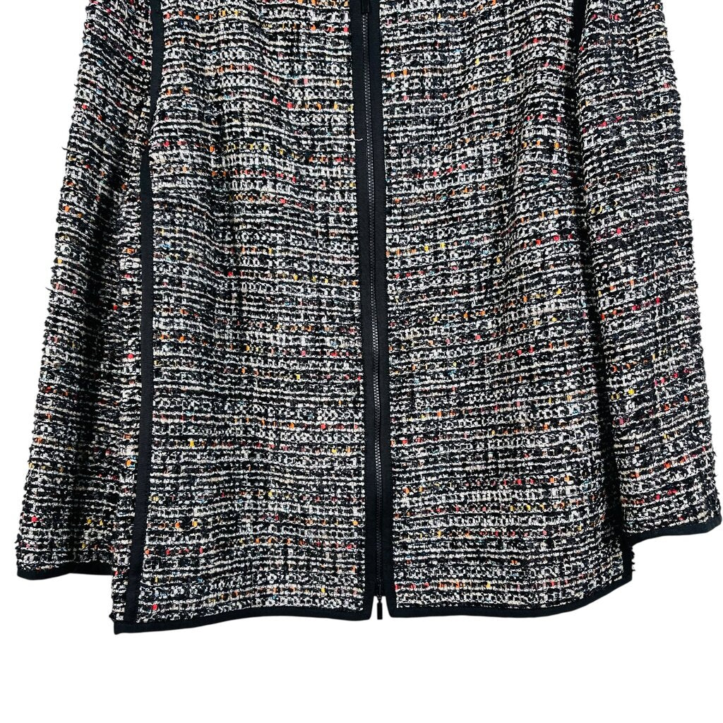 Tweed Zip Front