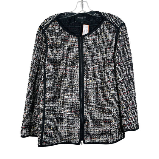 Tweed Zip Front