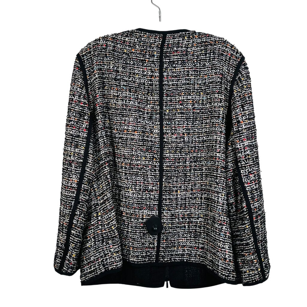 Tweed Zip Front