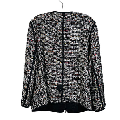 Tweed Zip Front