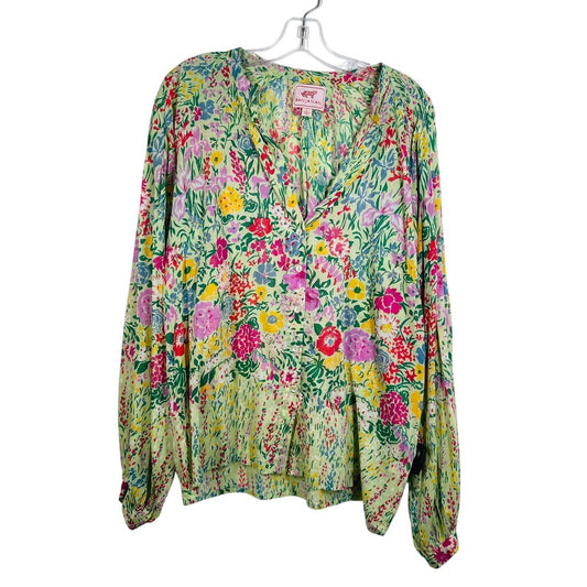 Floral Vnk Blouse