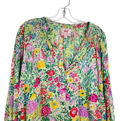 Floral Vnk Blouse