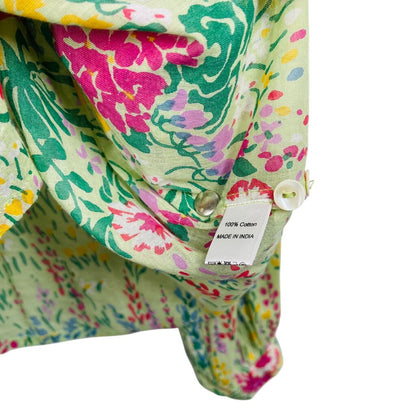 Floral Vnk Blouse