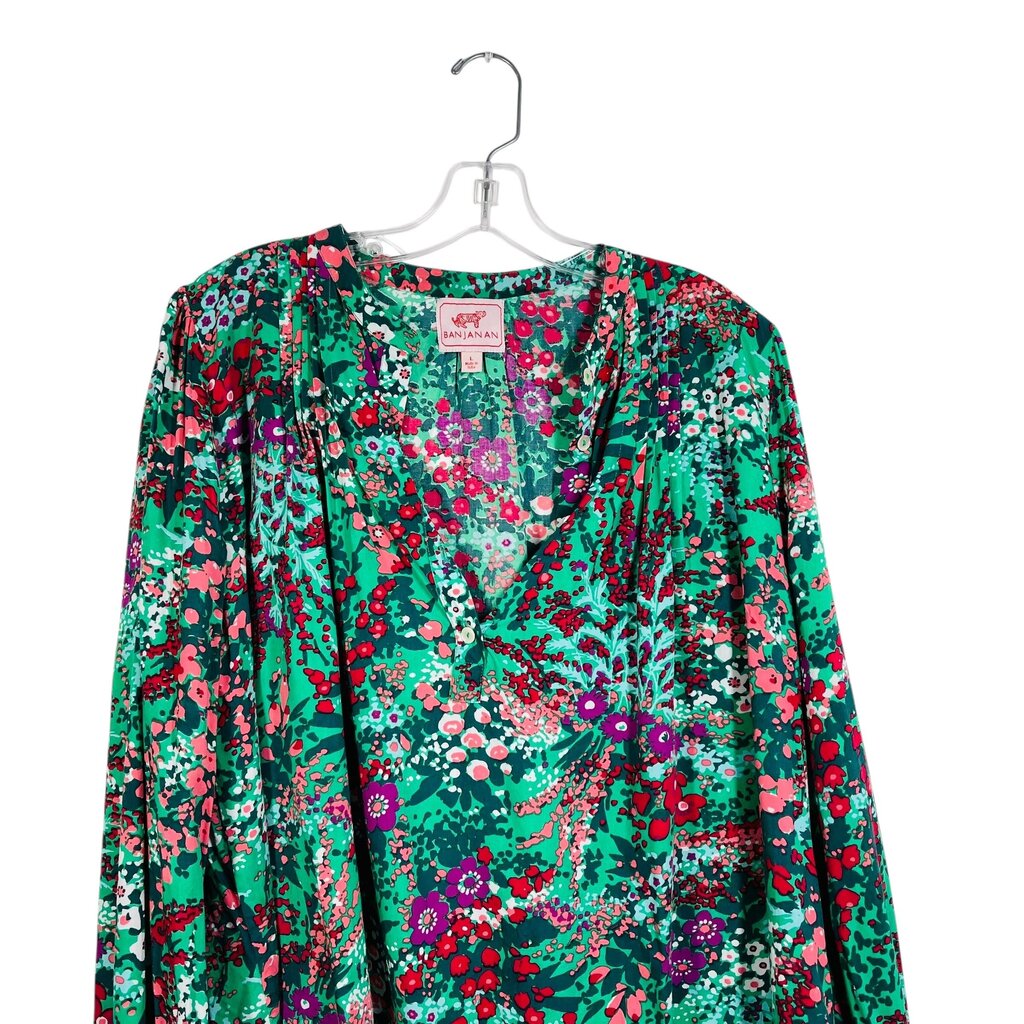 Floral Vnk Blouse