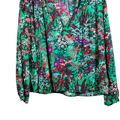Floral Vnk Blouse