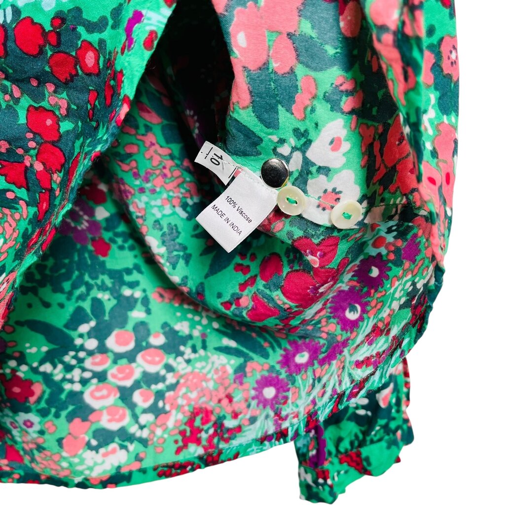 Floral Vnk Blouse