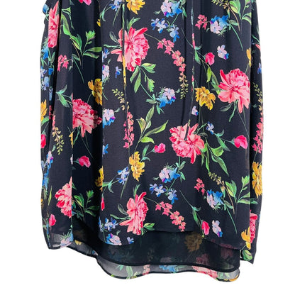 Floral Vnk W/Ruffles