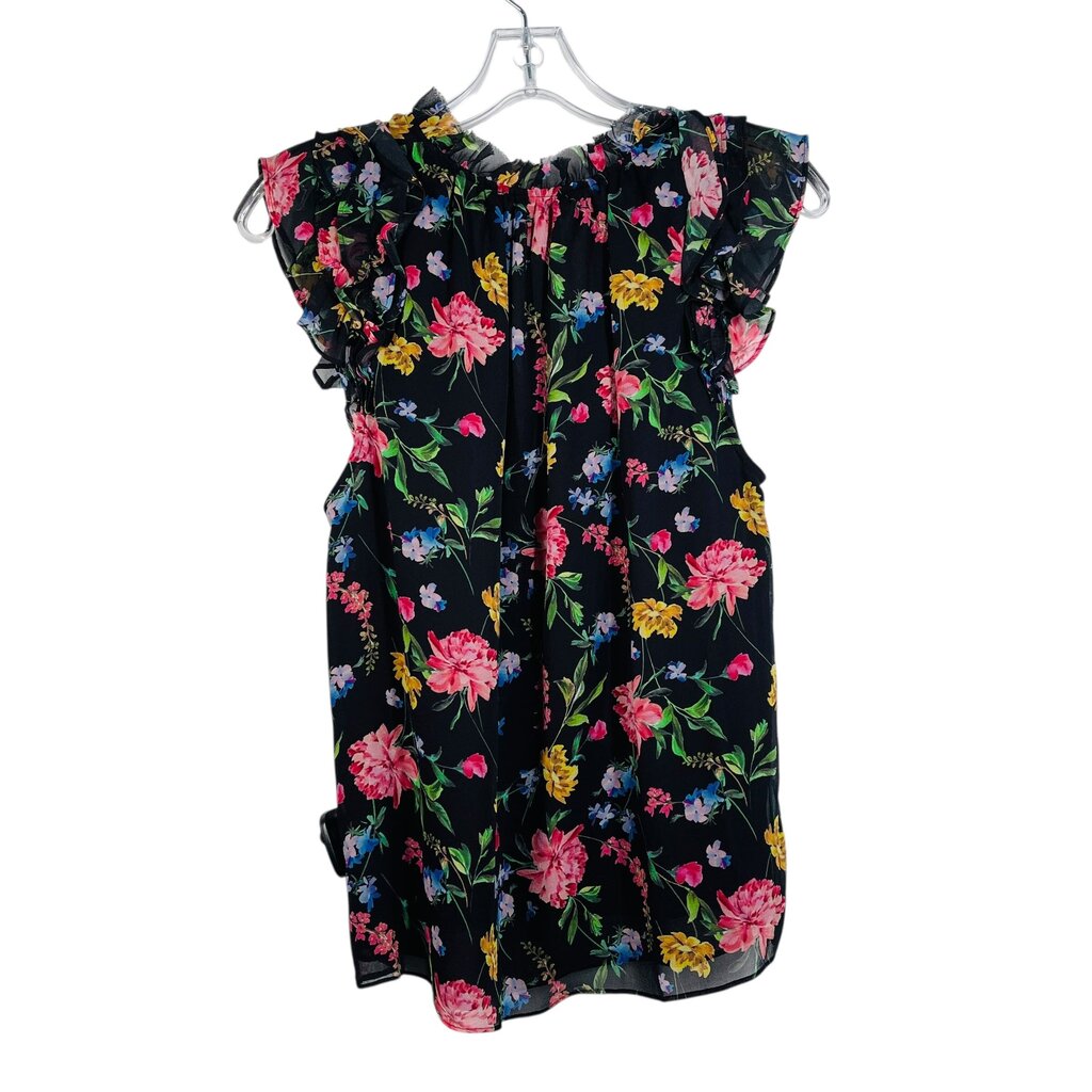 Floral Vnk W/Ruffles
