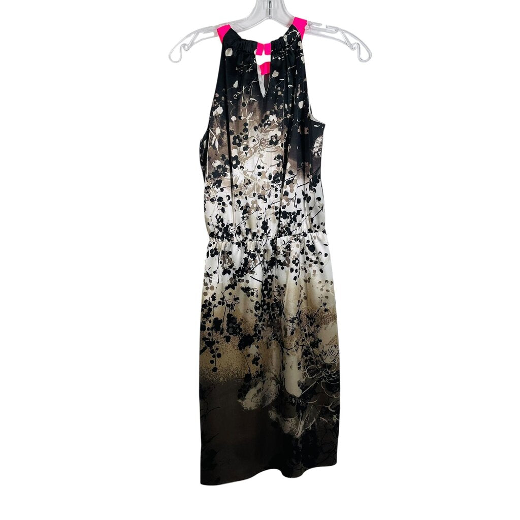 Floral Halter Faux Wrap