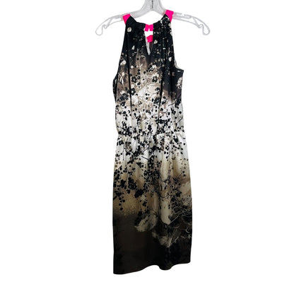 Floral Halter Faux Wrap