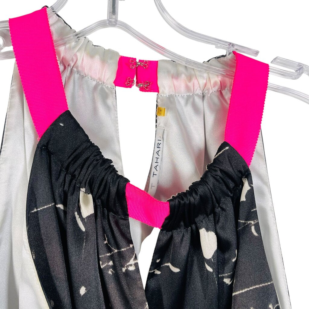 Floral Halter Faux Wrap