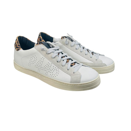 Leather/Animal Print Sneakers