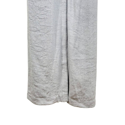 Gauzy Button Front Knot Waist