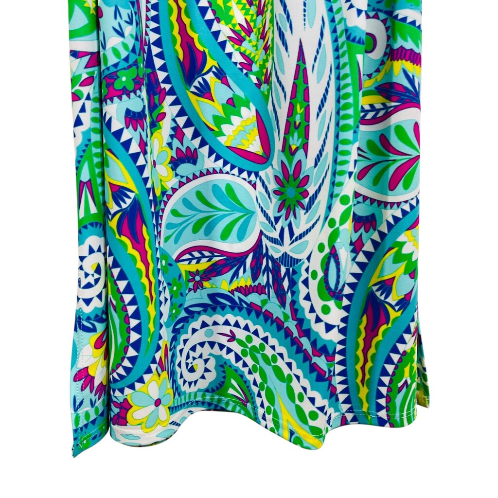 Paisley Print Halter Midi
