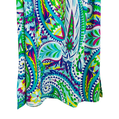 Paisley Print Halter Midi