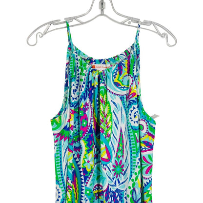 Paisley Print Halter Midi