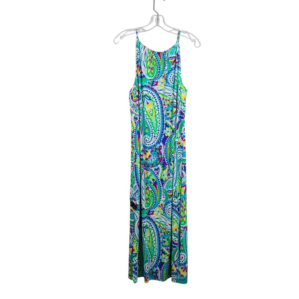 Paisley Print Halter Midi