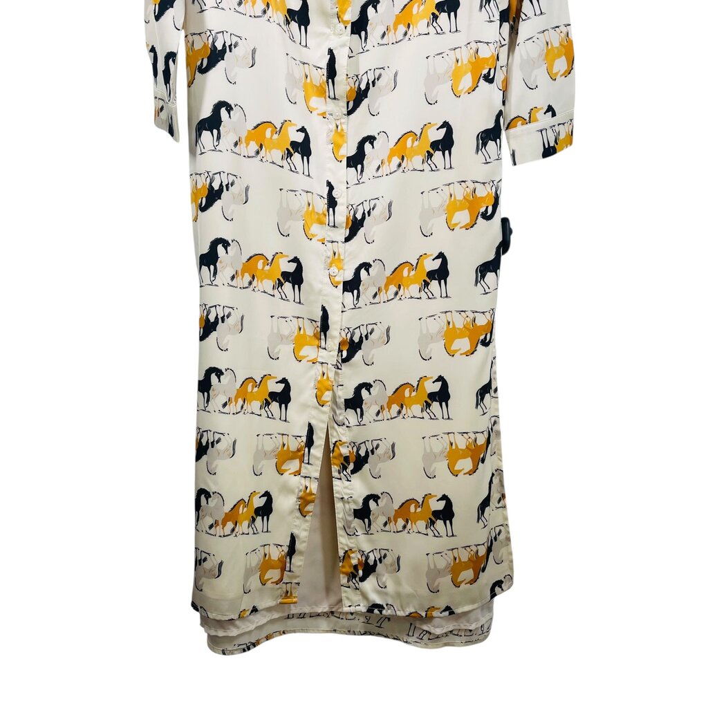 Horse Print Lace Placket