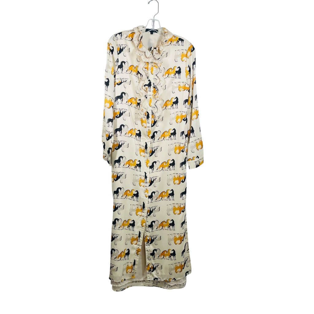 Horse Print Lace Placket