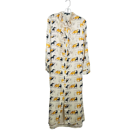 Horse Print Lace Placket