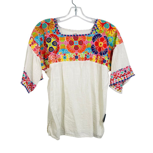 Embroidered Sq Nk