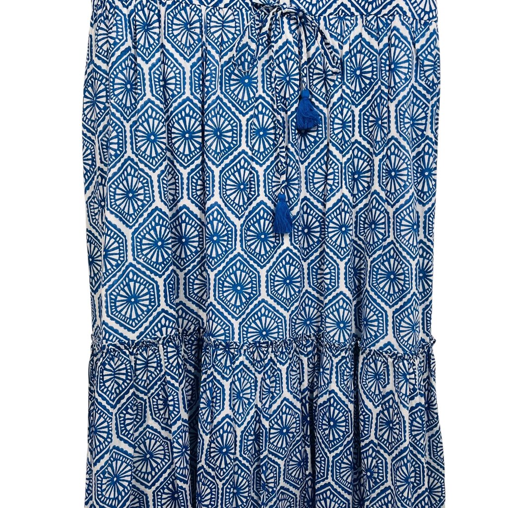 Print Empire Waist Midi