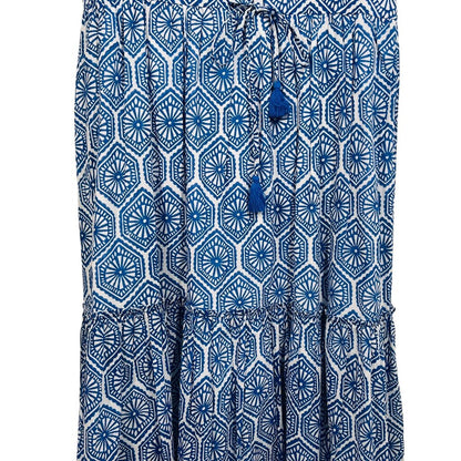 Print Empire Waist Midi