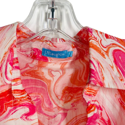 Marble Print Tiered W/Belt