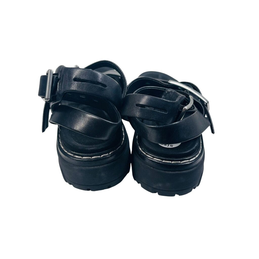 Leather Ankle Strap Sandal