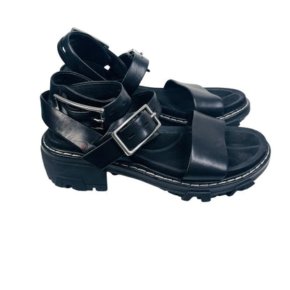 Leather Ankle Strap Sandal