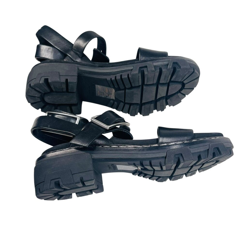 Leather Ankle Strap Sandal