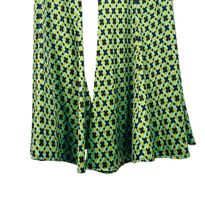 Lattice Prt Bell Bottoms