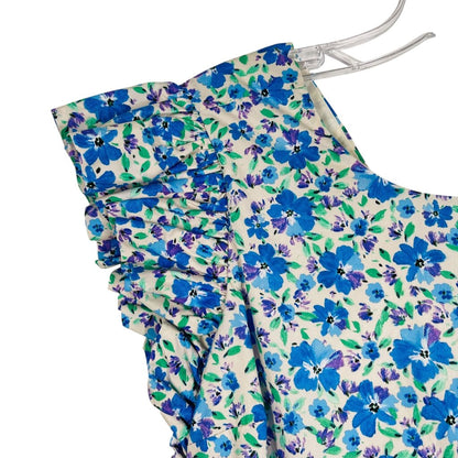 Floral Tiered Cut Out Back