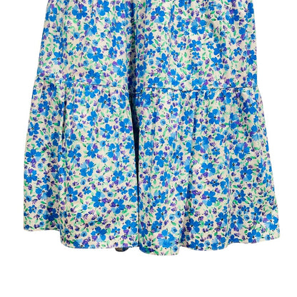 Floral Tiered Cut Out Back
