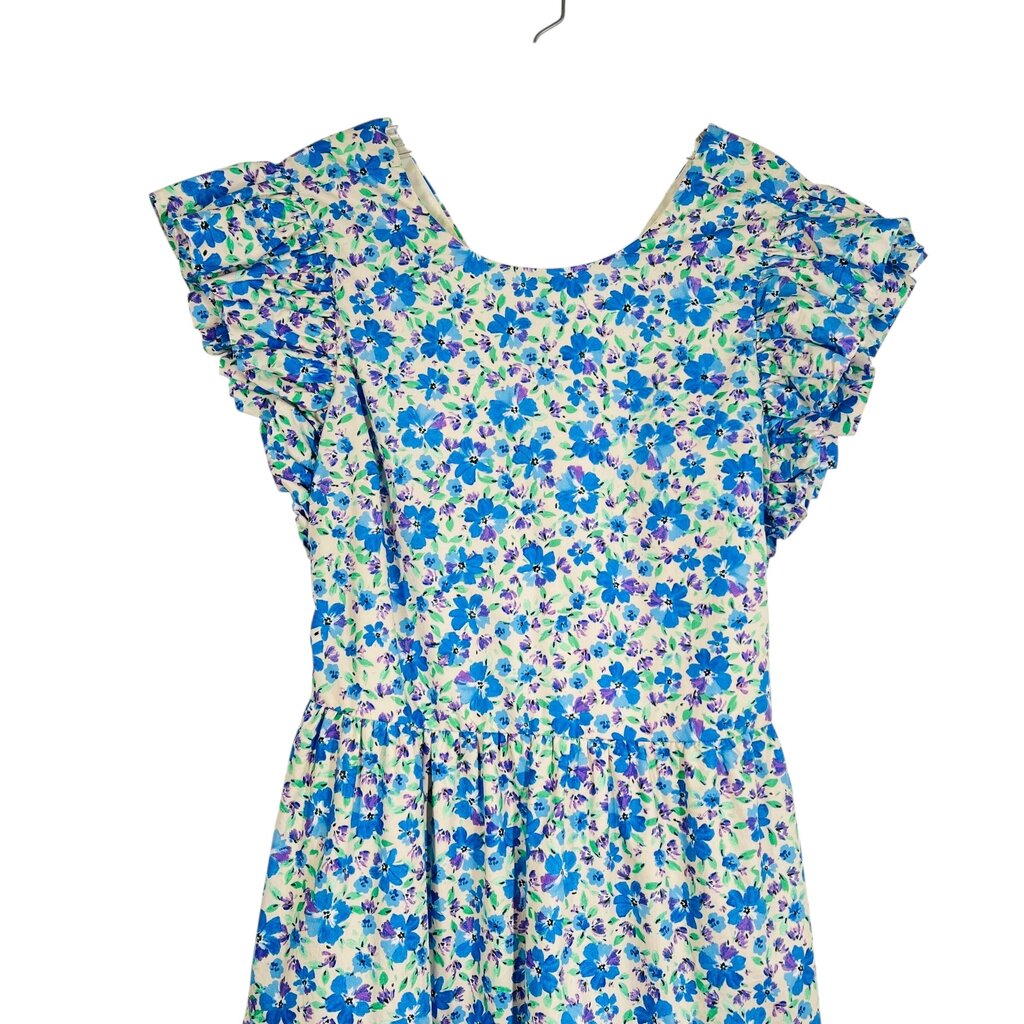 Floral Tiered Cut Out Back