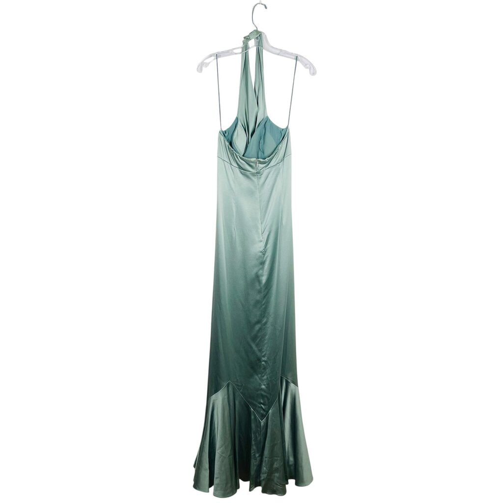 Long Satin Halter