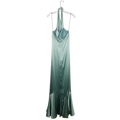 Long Satin Halter