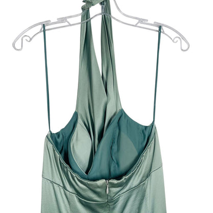 Long Satin Halter