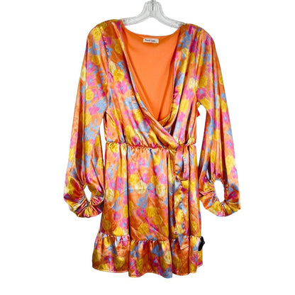 Faux Wrap Print L/S